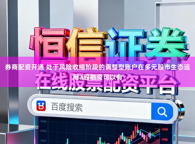 券商配资开通 处于风险收缩阶段的调整型账户在多元股市生态运用a股融资可以有