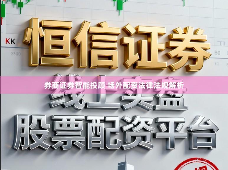券商证券智能投顾 场外配资法律法规解析